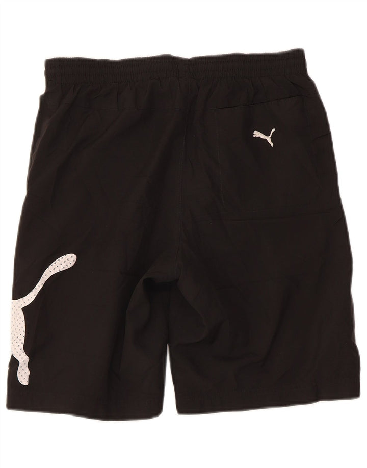 PUMA Short de Sport Graphique Homme Petit Noir