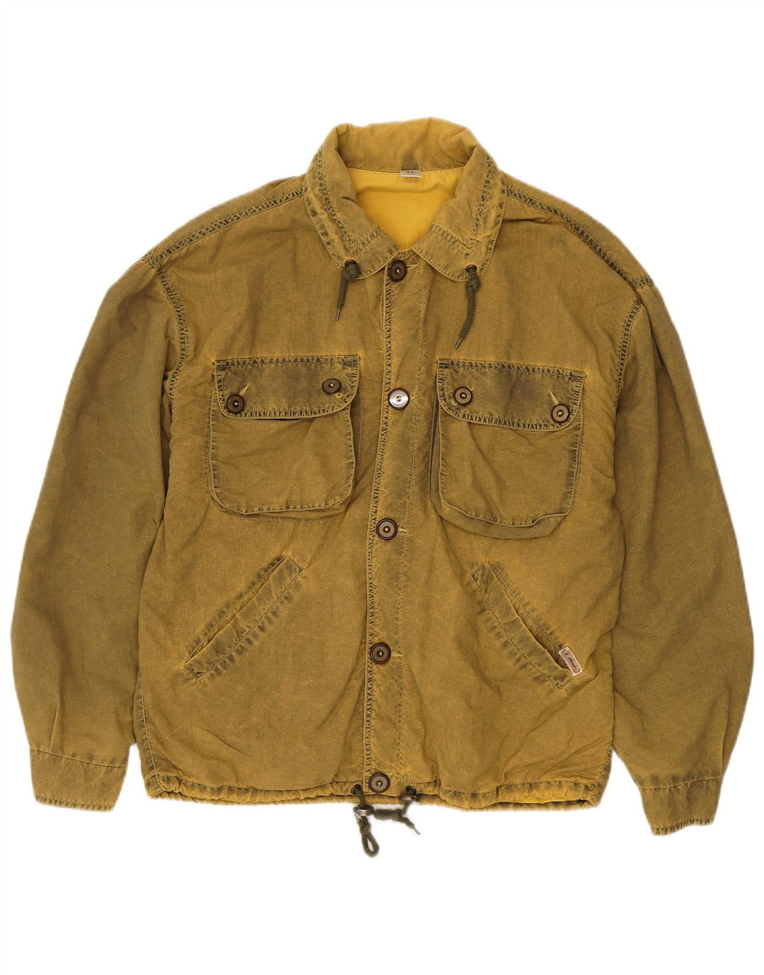 Veste utilitaire vintage pour hommes UK 44 2XL Kaki