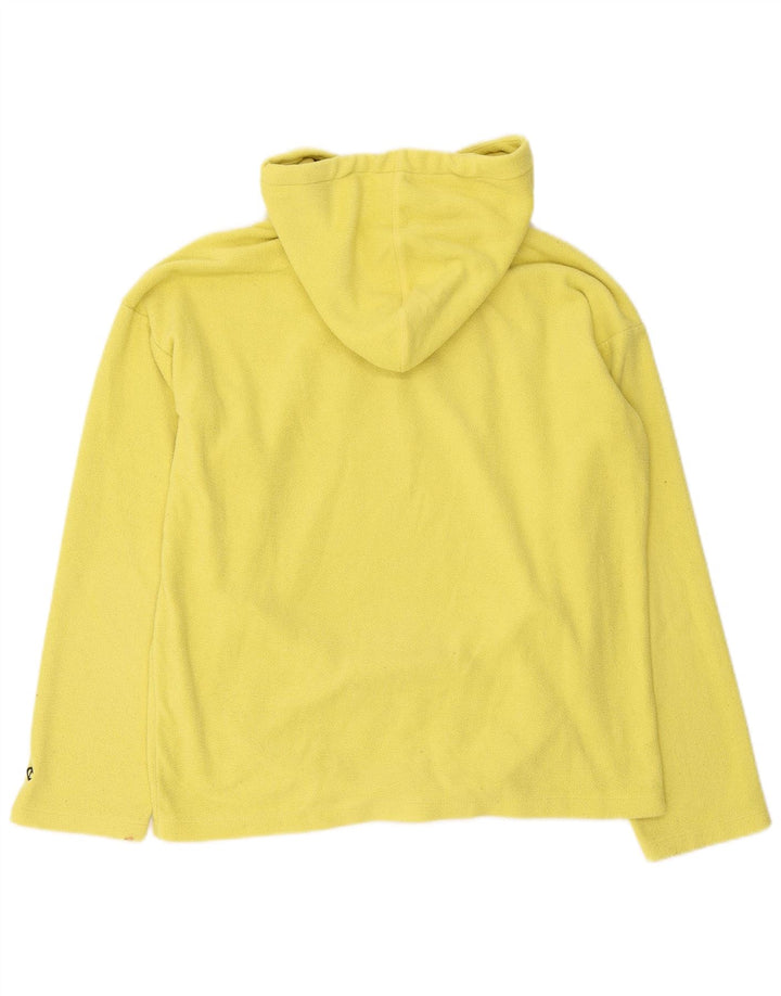 Champion Pull polaire à capuche graphique pour homme, grand jaune, polyester