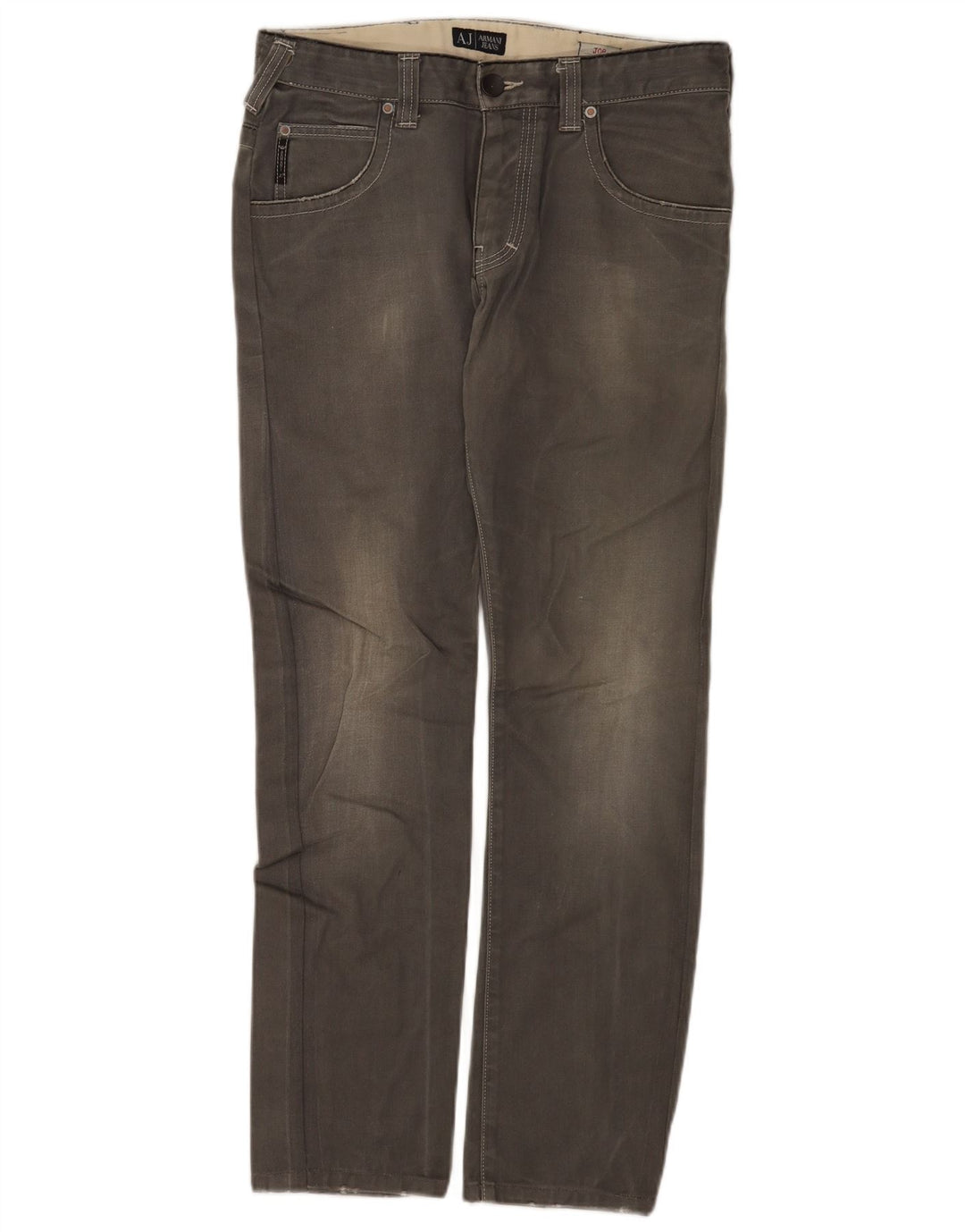 ARMANI Jean Slim Homme W32 L30 Gris Coton