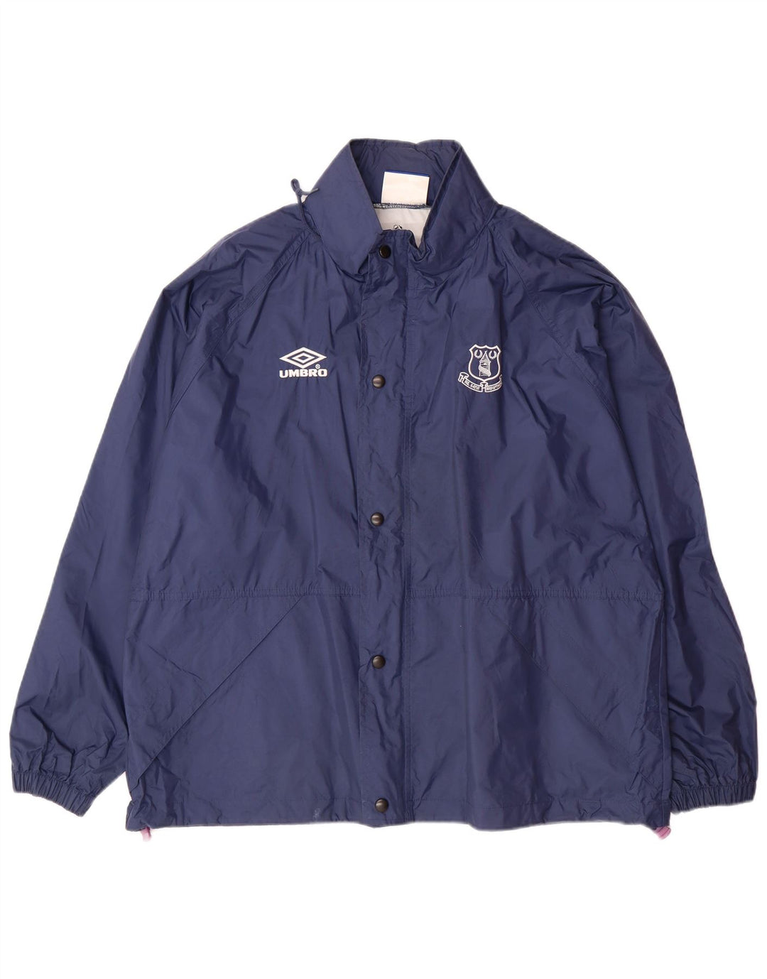 UMBRO Veste de pluie à capuche coupe ample pour homme UK 38 Bleu marine moyen