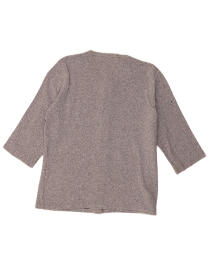 Marks & Spencer Chemisier à manches 3/4 pour femme Gris moyen UK 14