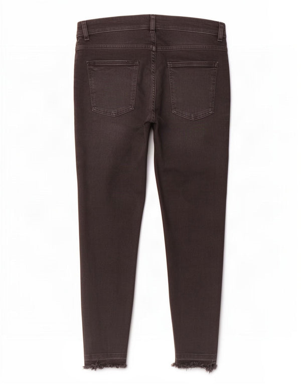 Zara Jean skinny vieilli pour homme EU 44 Large W34 L28 Coton noir