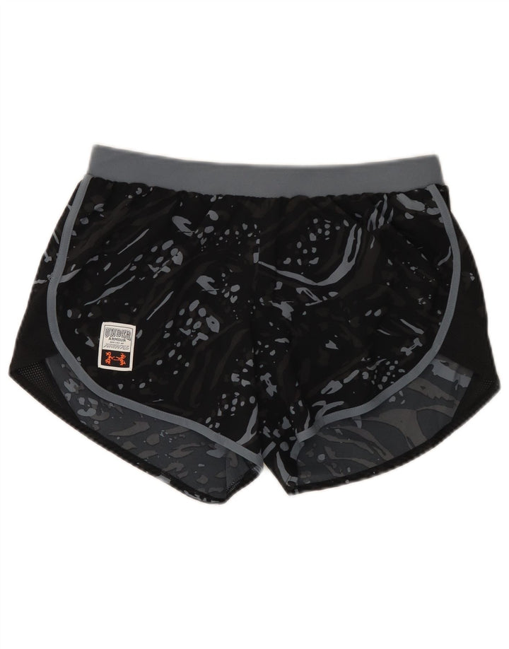 Under Armour Short de sport pour femme UK 44 Polyester tacheté noir moyen