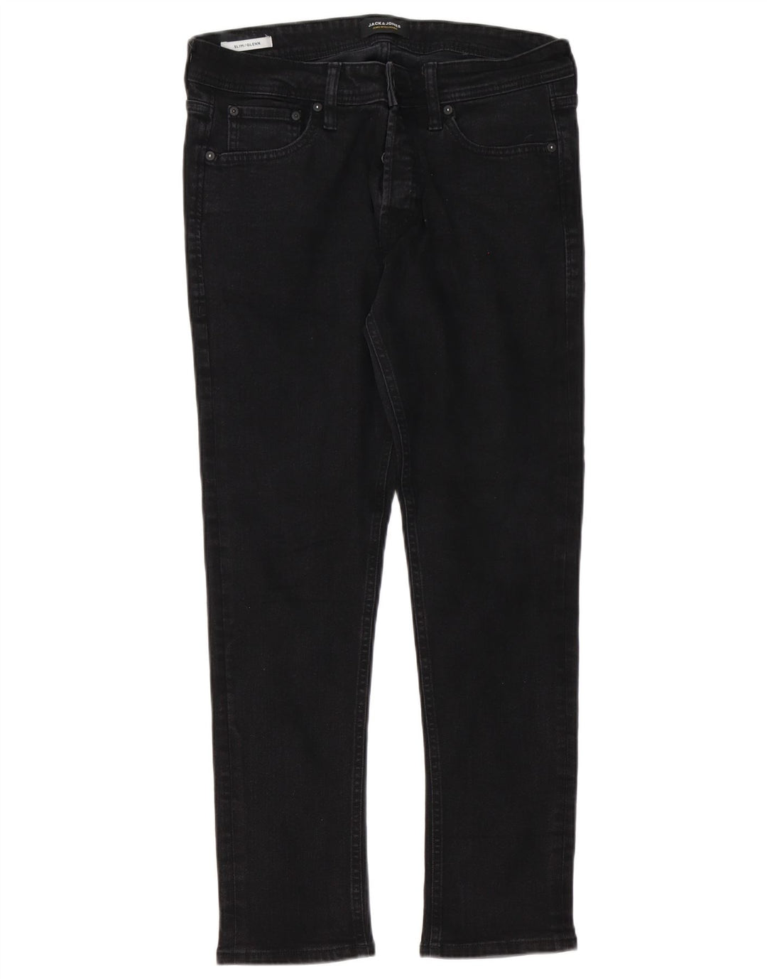 Jack & Jones Jean Slim GLENN W34 L30 Homme Noir Coton