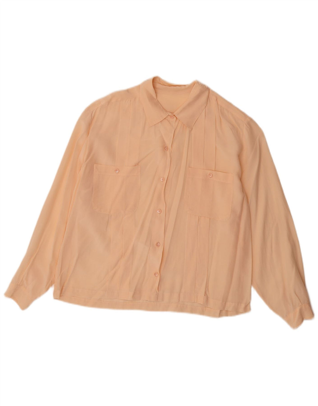 Chemisier chemise femme vintage UK 14 Grand Rose