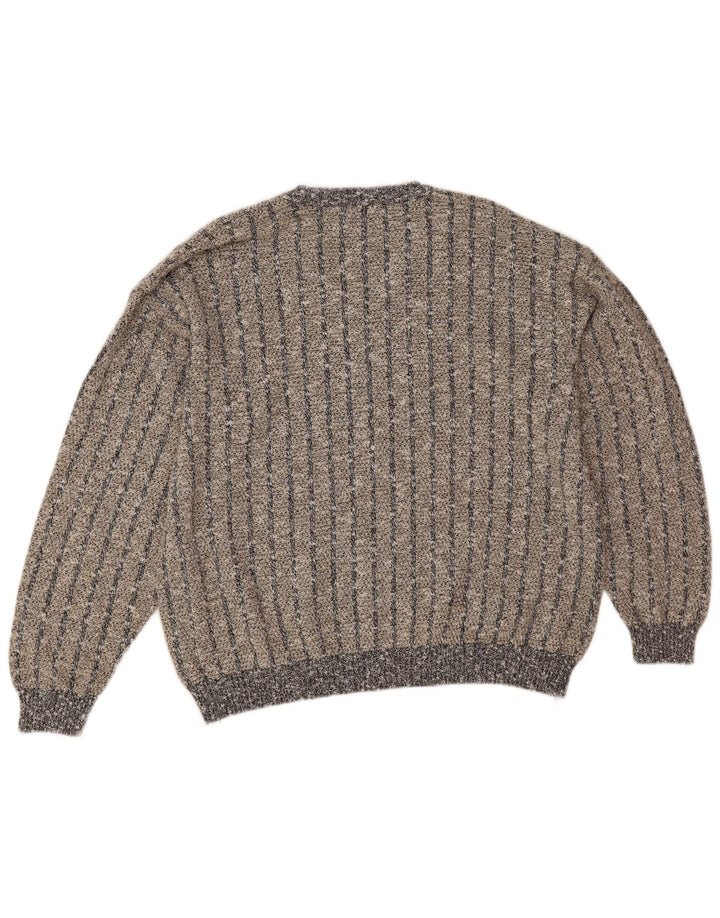 Suspense Pull col V pour homme XL rayé bleu