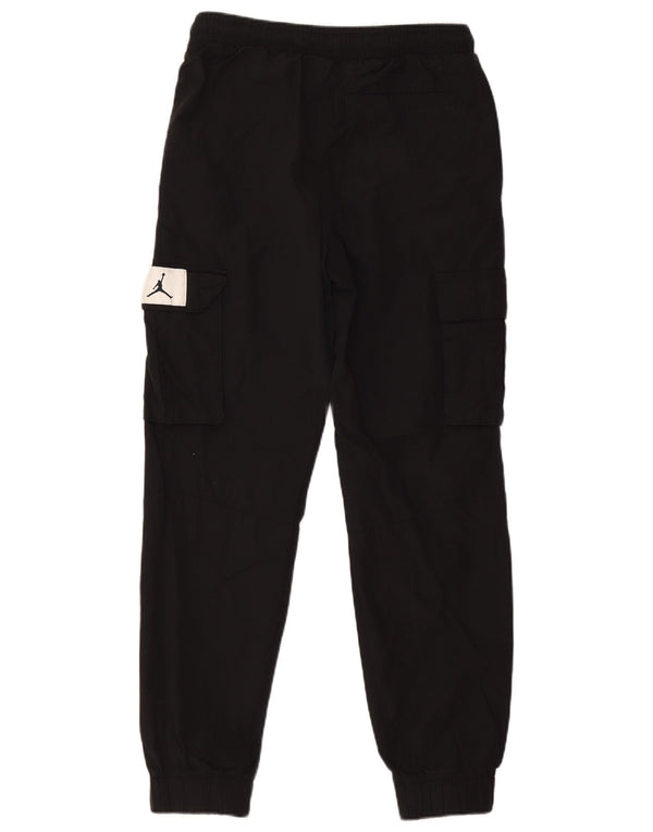 Jordan Pantalon de survêtement cargo pour garçon 10-11 ans Noir Coton