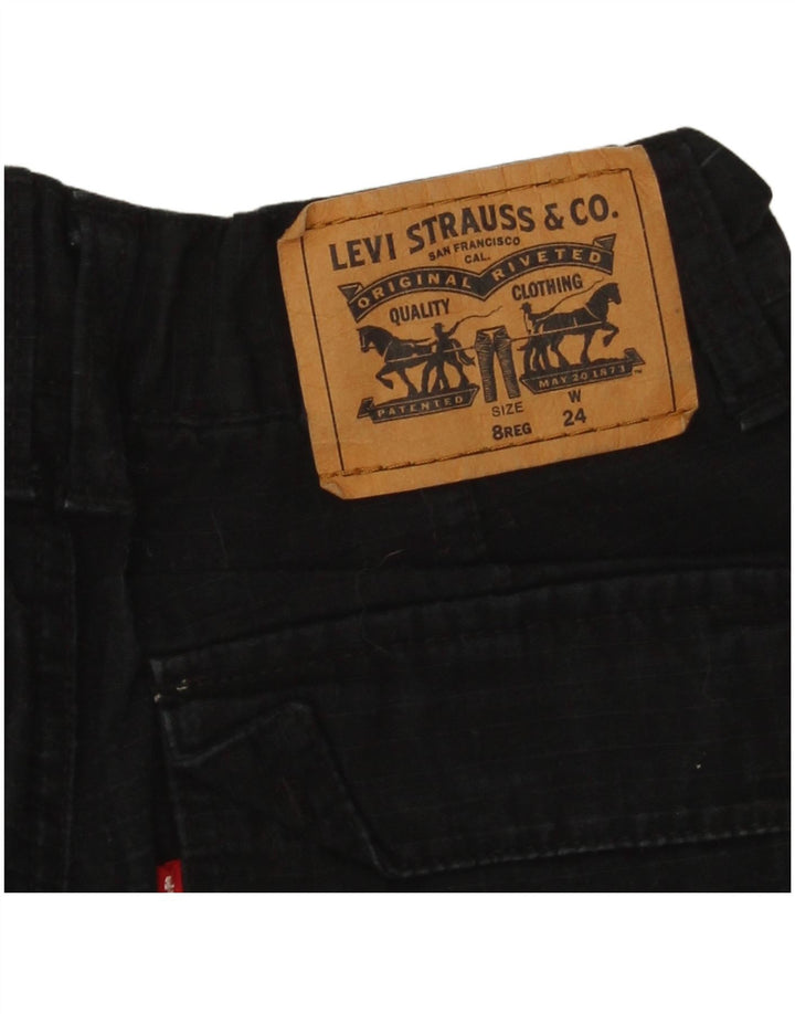Levi's Short Cargo Garçon 7-8 Ans W24 L8 Coton Noir