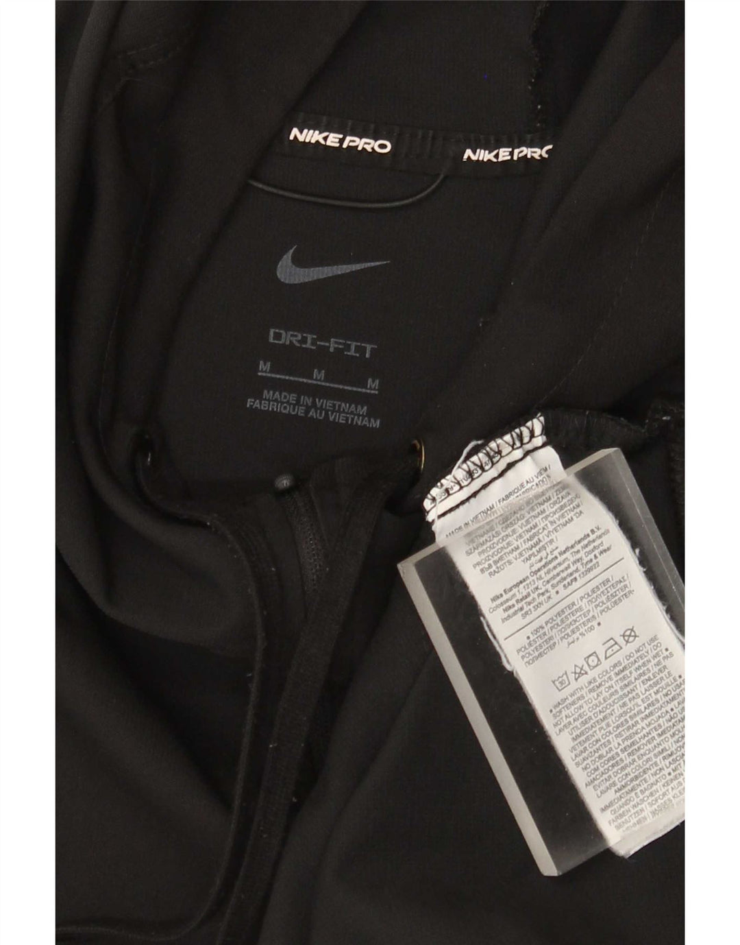 Veste de survêtement à capuche Nike Dri Fit Graphic pour homme, noir moyen