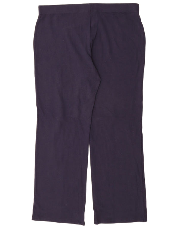 Marks & Spencer Pantalon de survêtement pour femme UK 18 XL Bleu marine Coton
