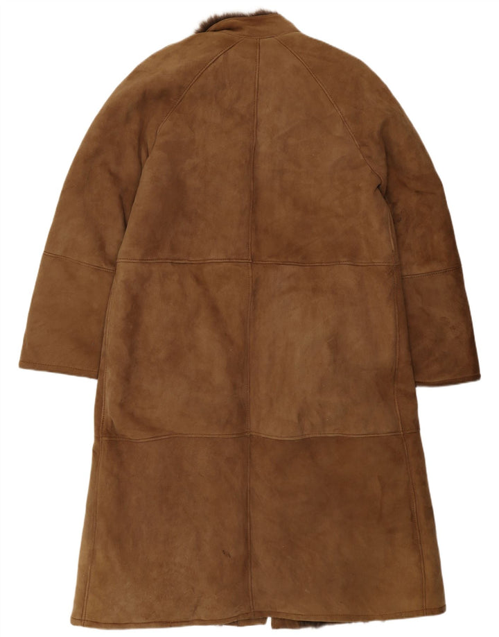 Shearling Manteau en peau de mouton pour femme IT 48 XL Marron Shearling