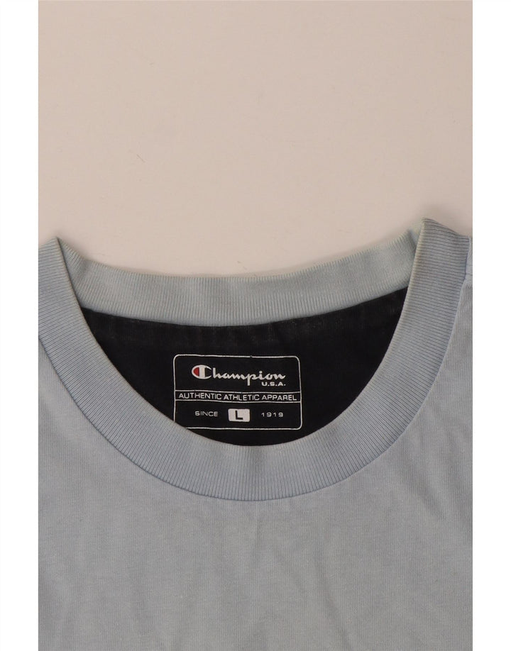 Champion T-Shirt Graphique Homme Grand Bleu