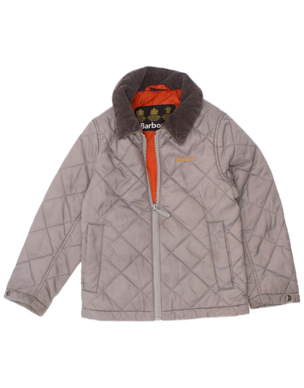 Veste matelassée Barbour garçons 3-4 ans gris