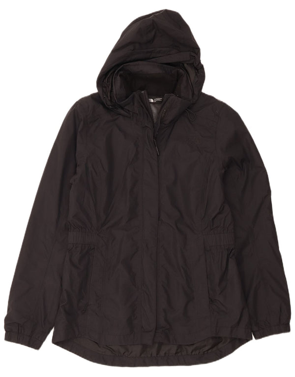The North Face Veste de pluie à capuche pour femme UK 14 Medium Black Nylon
