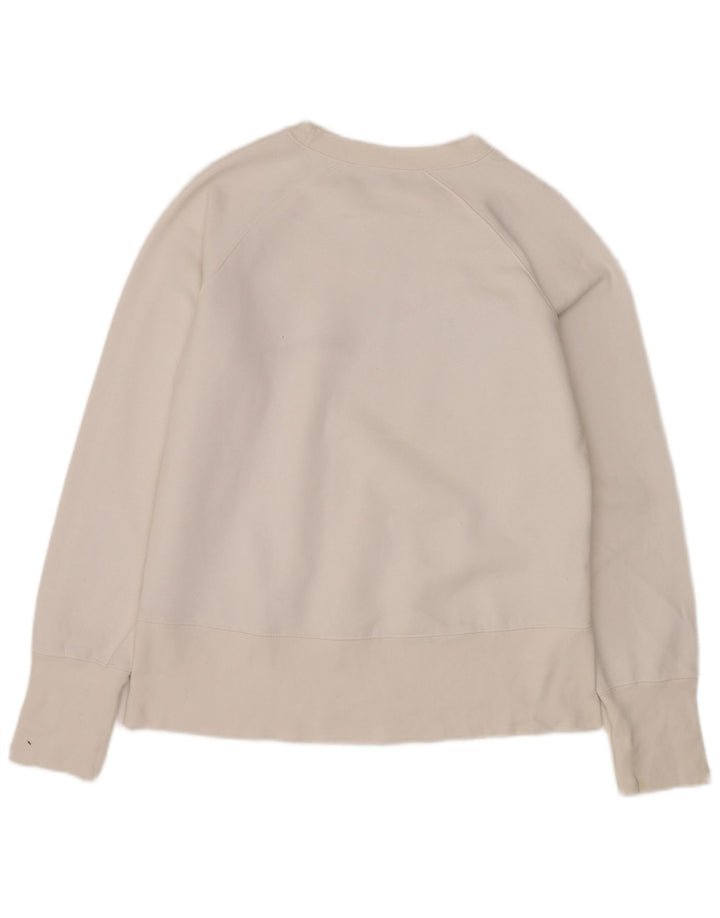 BILLABONG Sweat-shirt graphique pour femme UK 12 Polyester blanc moyen