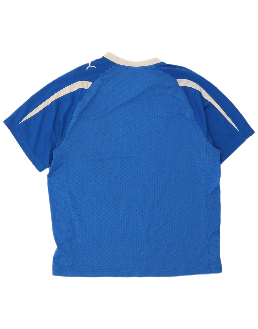 Puma T-Shirt Homme Haut Large Bleu Colorblock Polyester