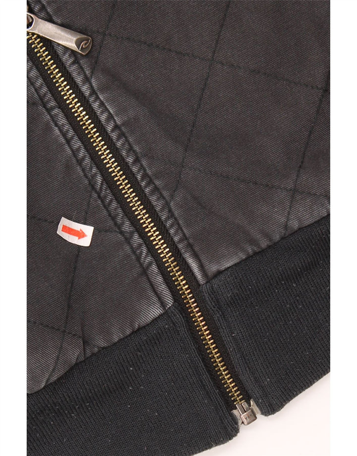 RIP CURL Pull à capuche zippé pour homme Small Noir