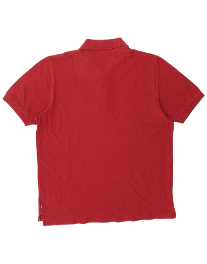 ADIDAS Polo Homme Grand Rouge Coton