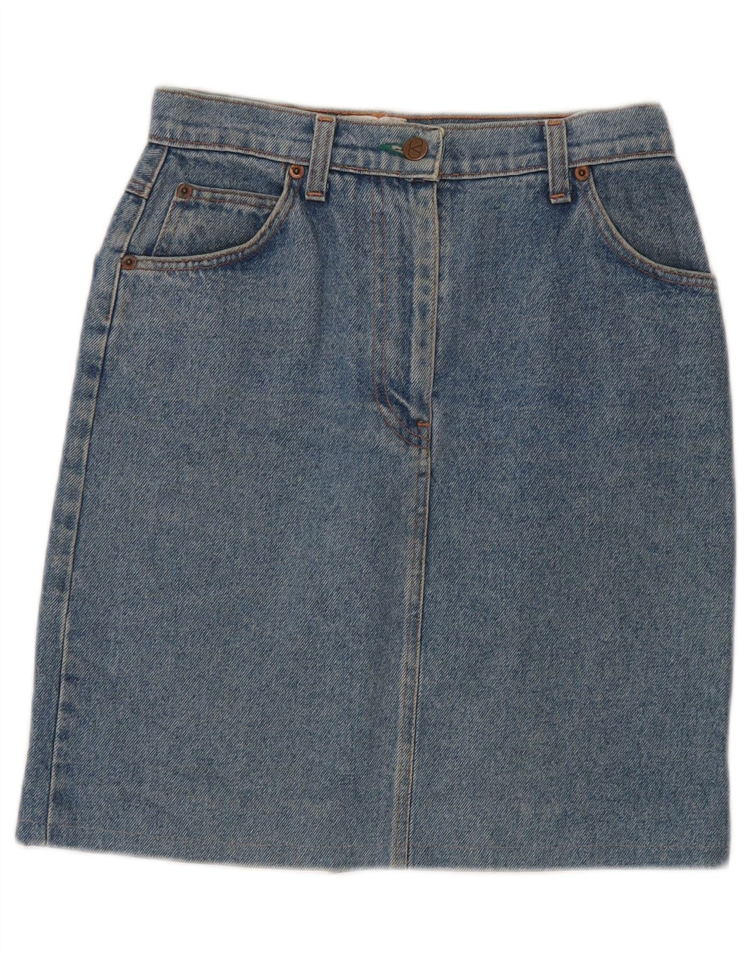 Valentino Femme Jupe En Jean W26 Petit Bleu Coton