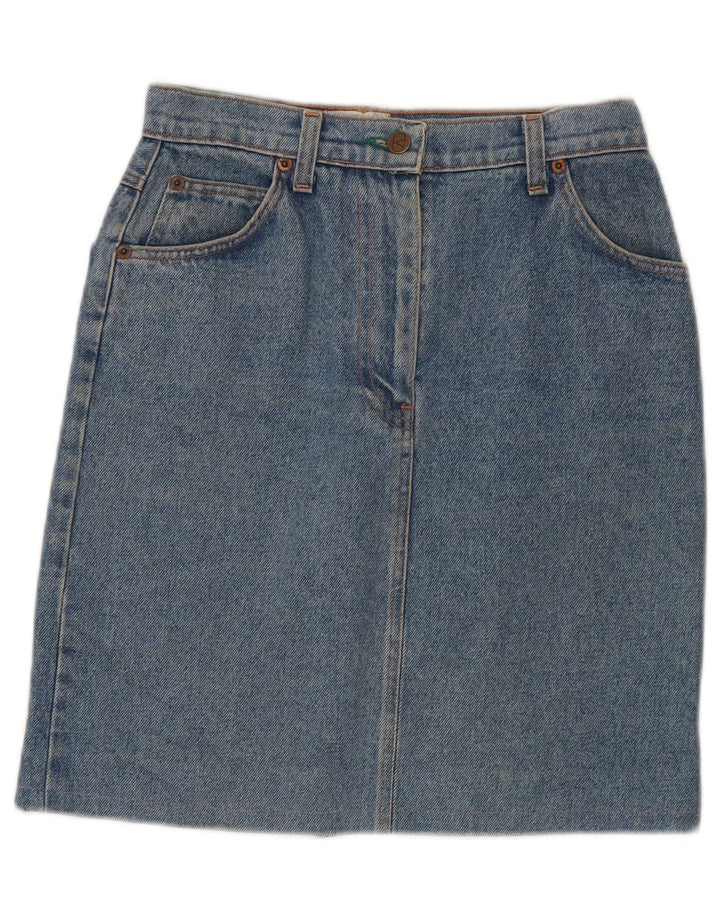 Valentino Femme Jupe En Jean W26 Petit Bleu Coton