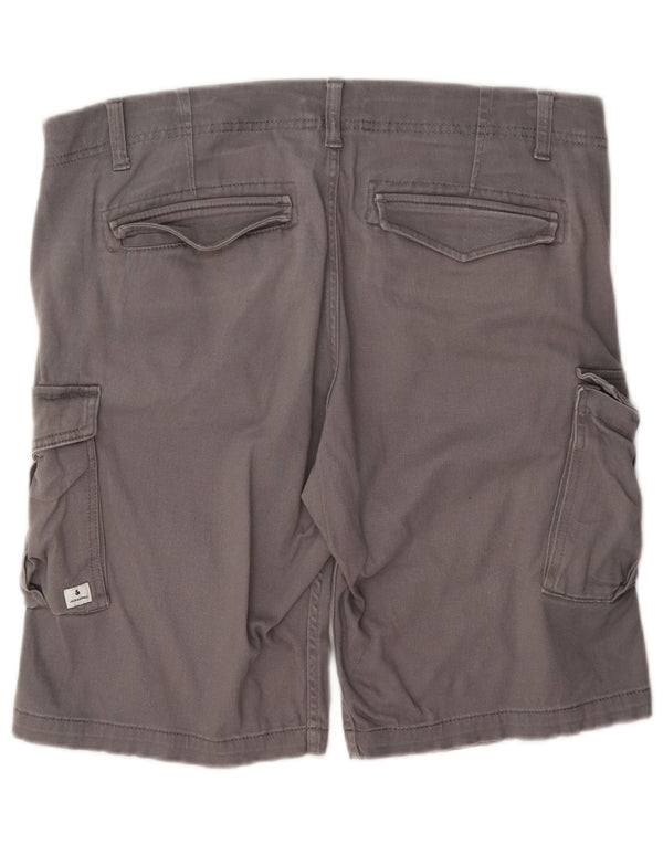 Jack & Jones Short Cargo Regular Homme Large W36 Gris Coton