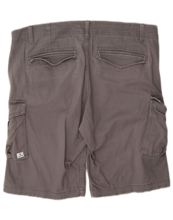 Jack & Jones Short Cargo Regular Homme Large W36 Gris Coton