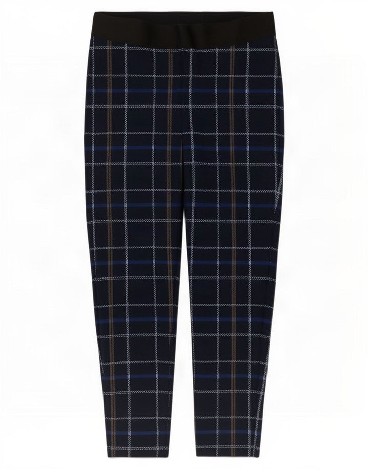 Marks & Spencer Leggings Femme UK 46 Grand Bleu Marine à Carreaux Polyester