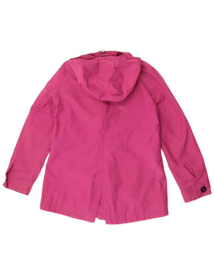 Marks & Spencer Veste utilitaire à capuche pour femme UK 12 Coton rose moyen
