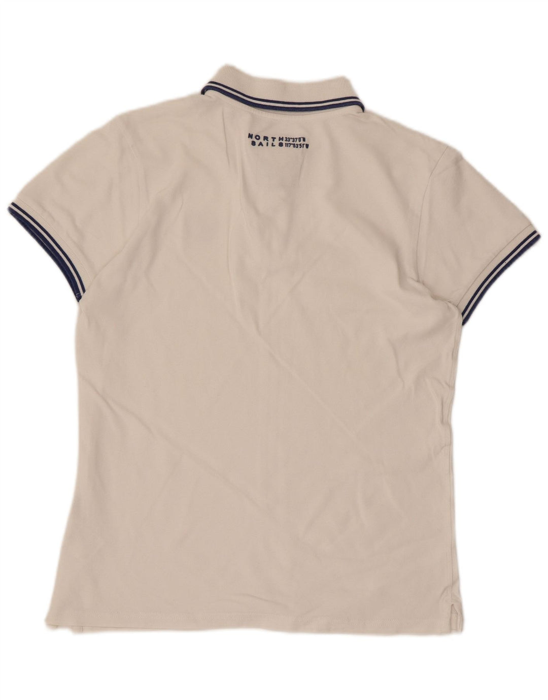 NORTH SAILS Polo Homme Petit Blanc Coton
