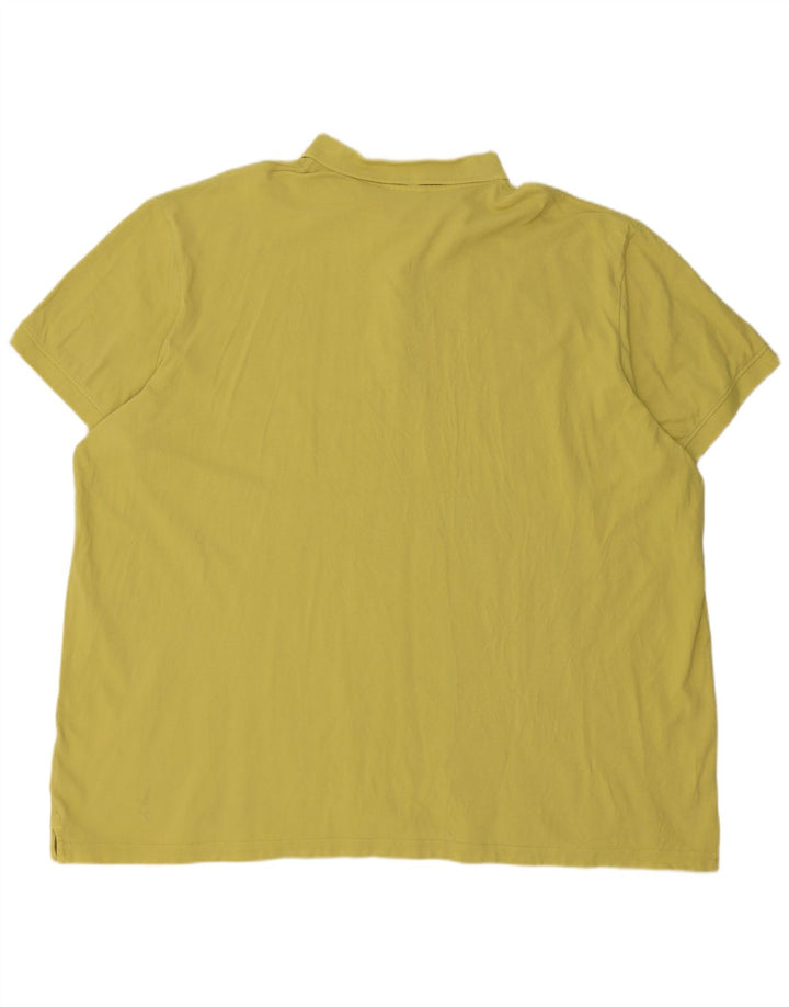 KAPPA Polo Homme 6XL Jaune Coton