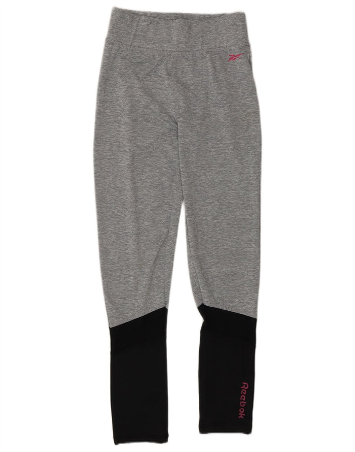 REEBOK Leggings Filles 13-14 ans Gris Colorblock Polyester