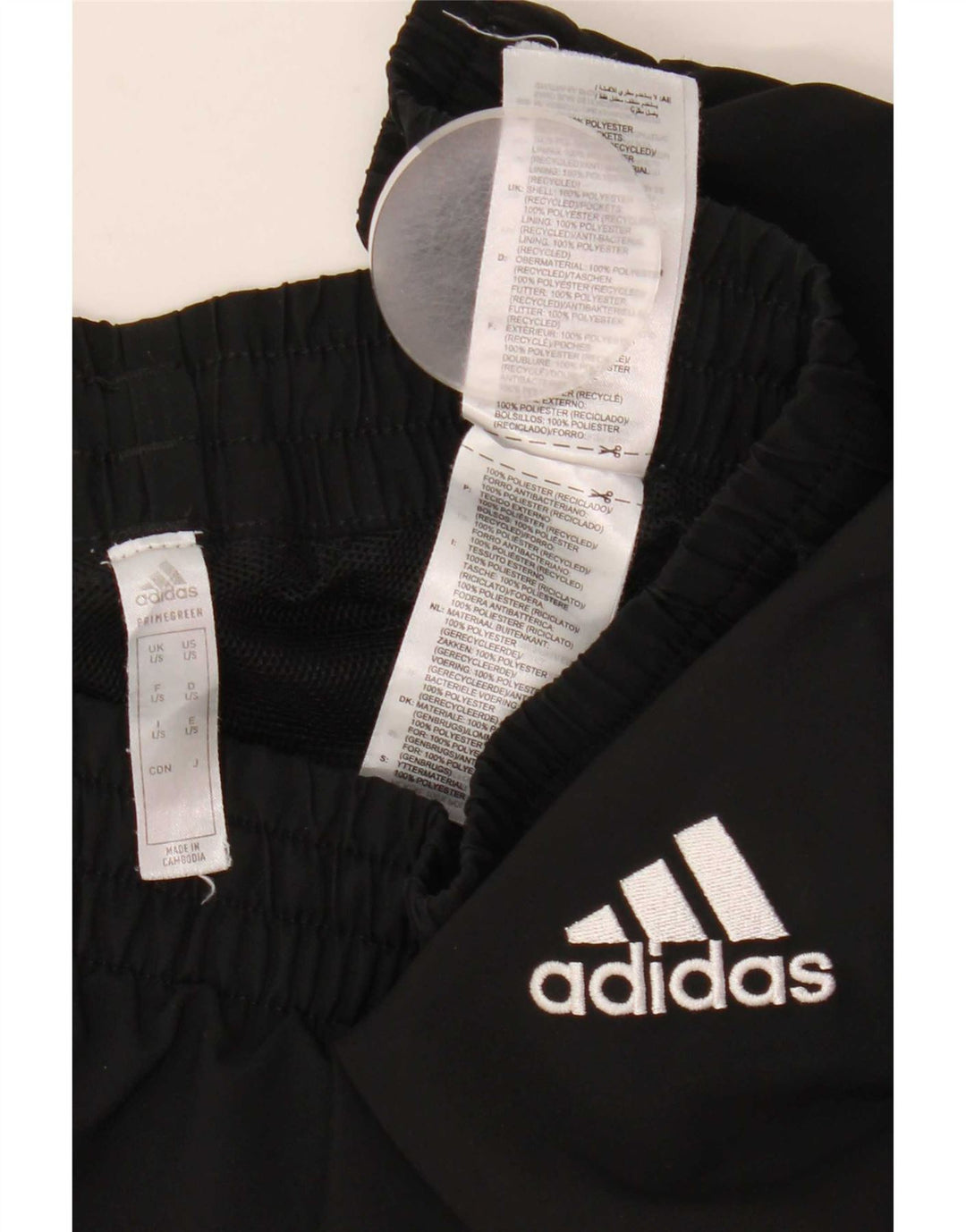 Adidas Pantalon de survêtement pour homme Joggers Large Noir Polyester