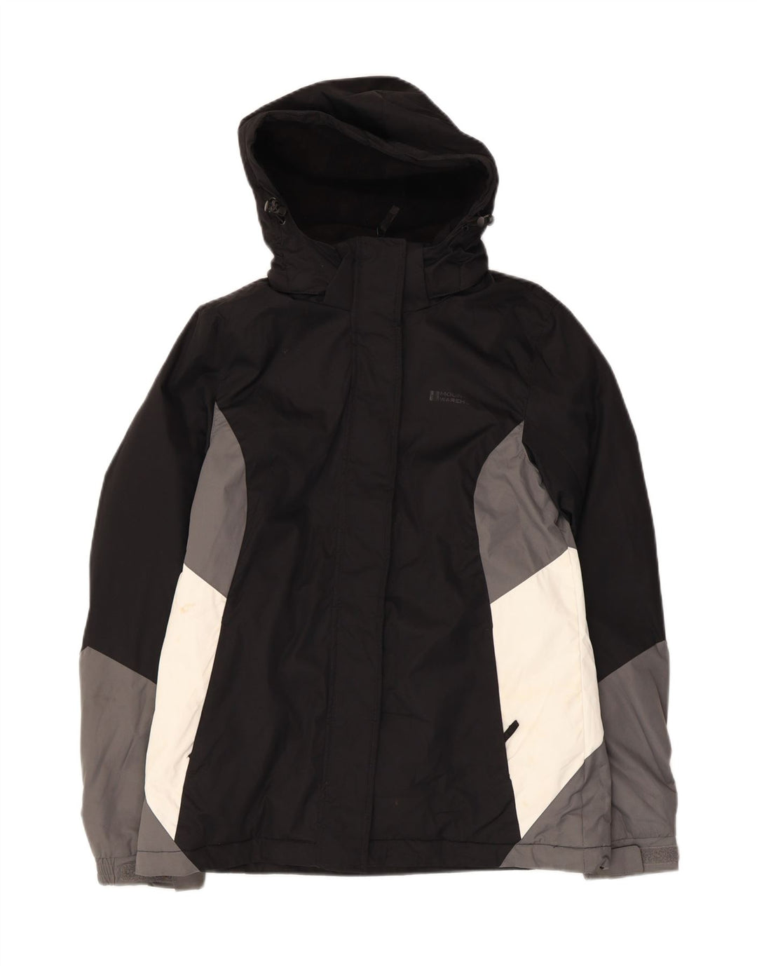 Mountain Warehouse Veste coupe-vent pour femme UK 10 Small Noir Colourblock