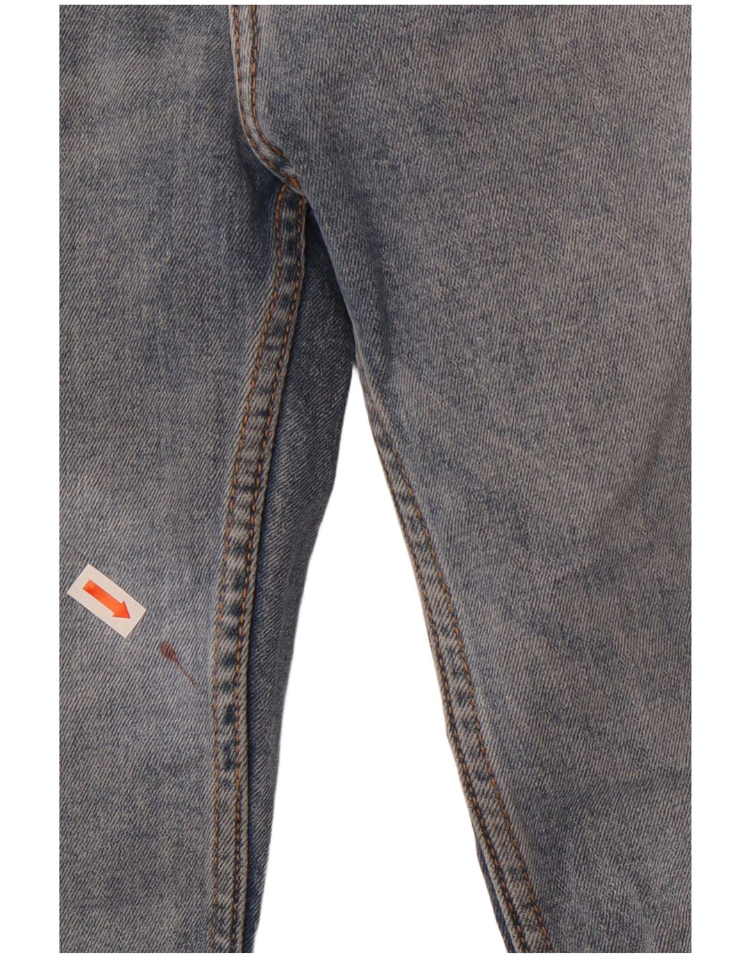 Zara Womens Crop Bootcut Jeans EU 38 Small W28 L26 Bleu Coton