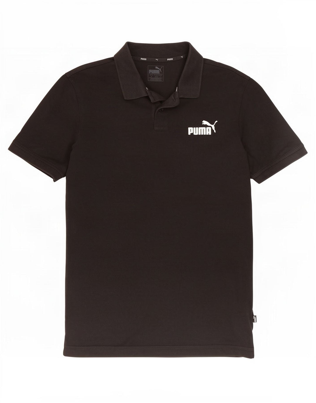 Puma Polo Homme Petit Noir Coton
