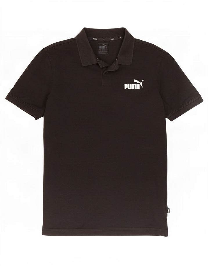 Puma Polo Homme Petit Noir Coton