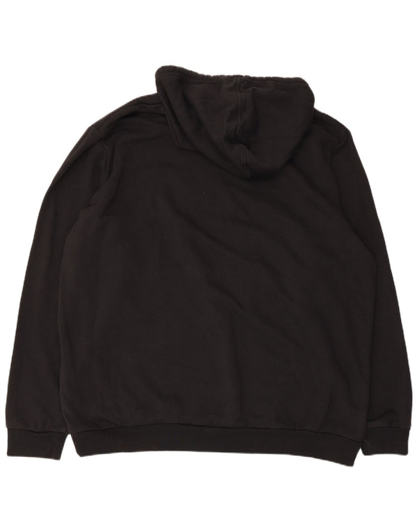 Adidas Pull à capuche graphique pour homme 2XL en coton noir