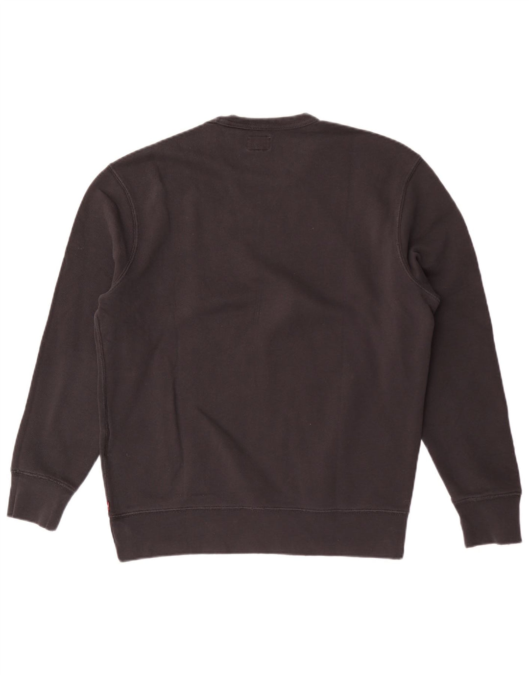 Levi's Sweat-Shirt Graphique Femme UK 14 Noir Moyen Coton