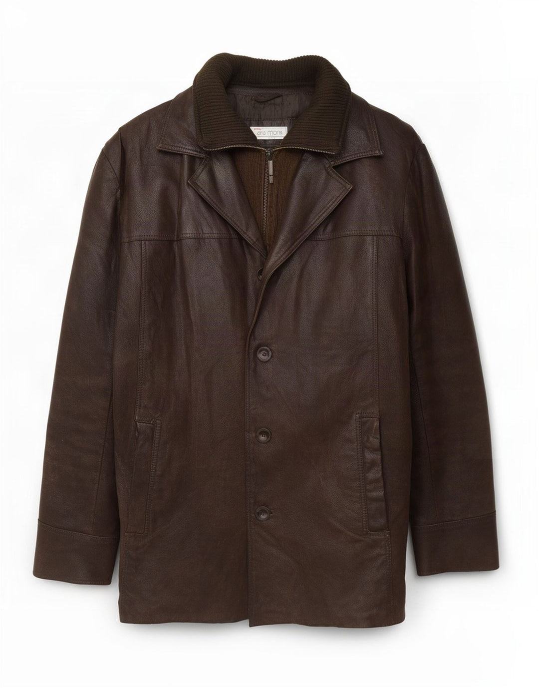 Bata Veste en cuir pour homme IT 54 2XL Marron