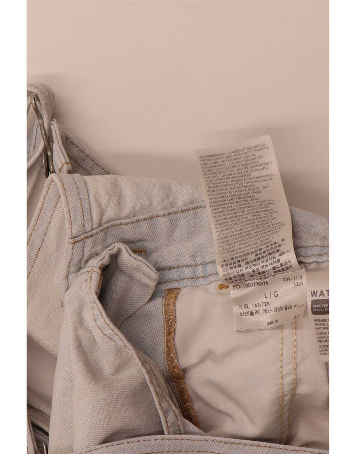 Levi's Salopette Short En Jean Femme Large W34 Bleu Coton