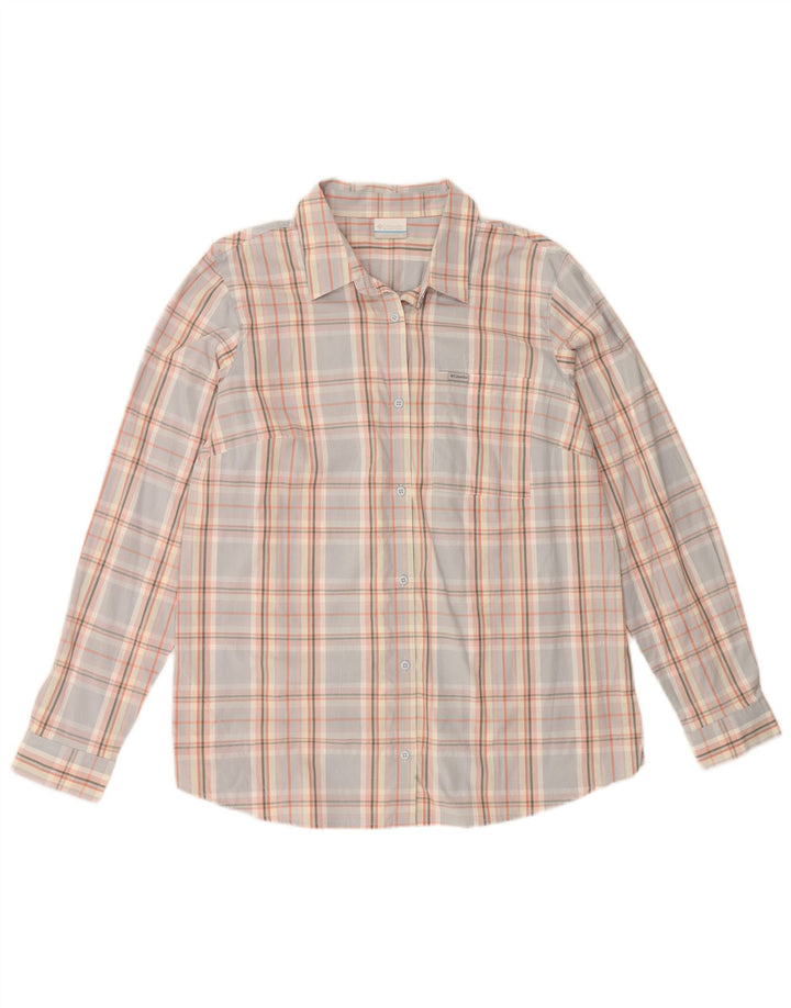 COLUMBIA Chemise Femme UK 18 XL Coton à Carreaux Multicolore