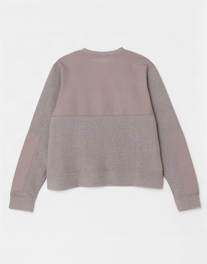 Nike Sweat-shirt pour femme UK 14 Large Gris moucheté