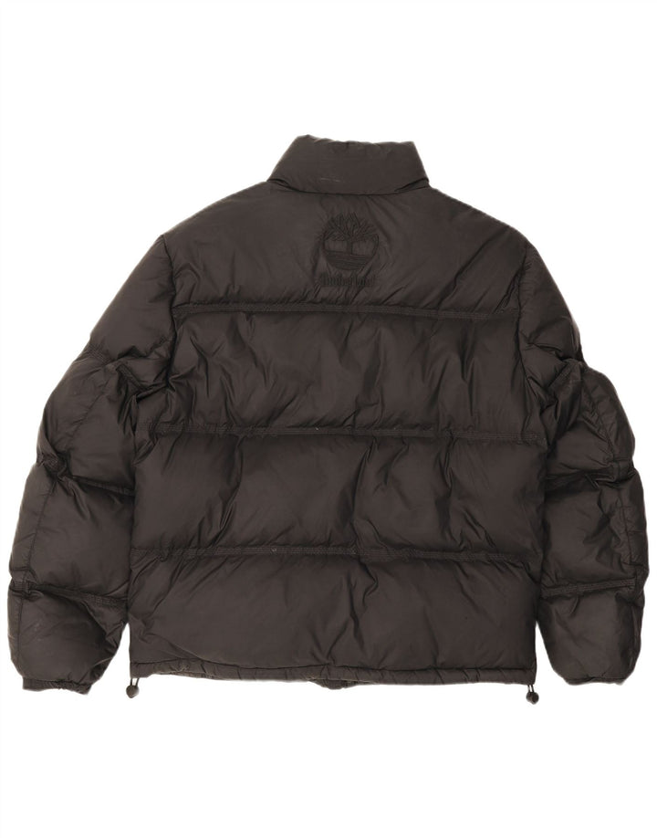 Timberland Veste rembourrée pour homme UK 40 Large Noir Nylon