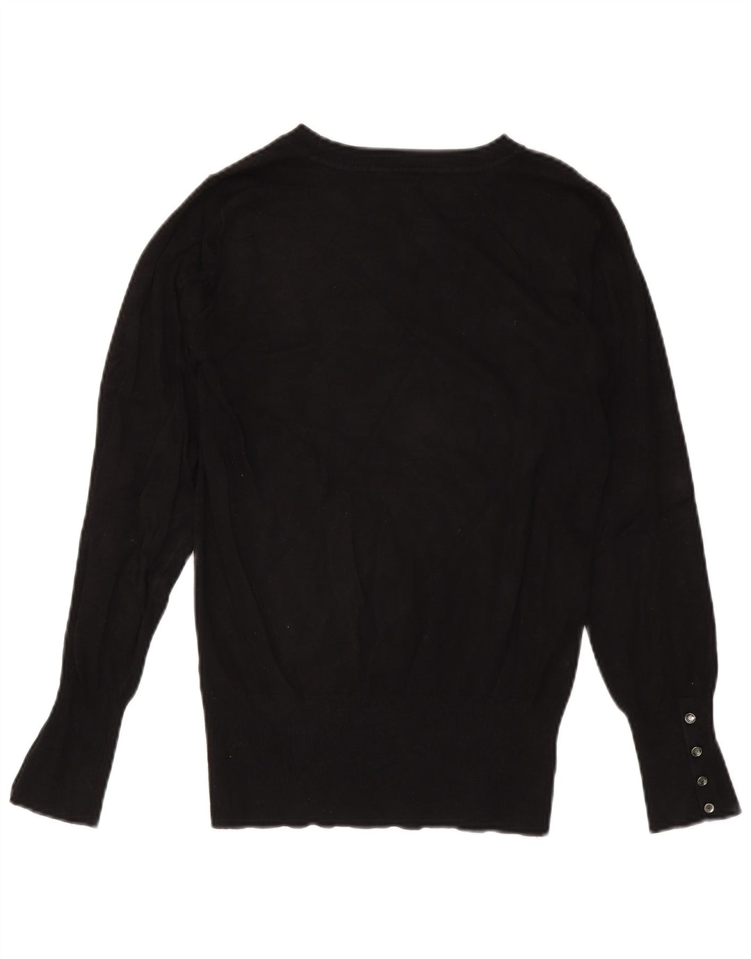 Guess Pull ras du cou pour femme UK 12 Medium Noir Viscose