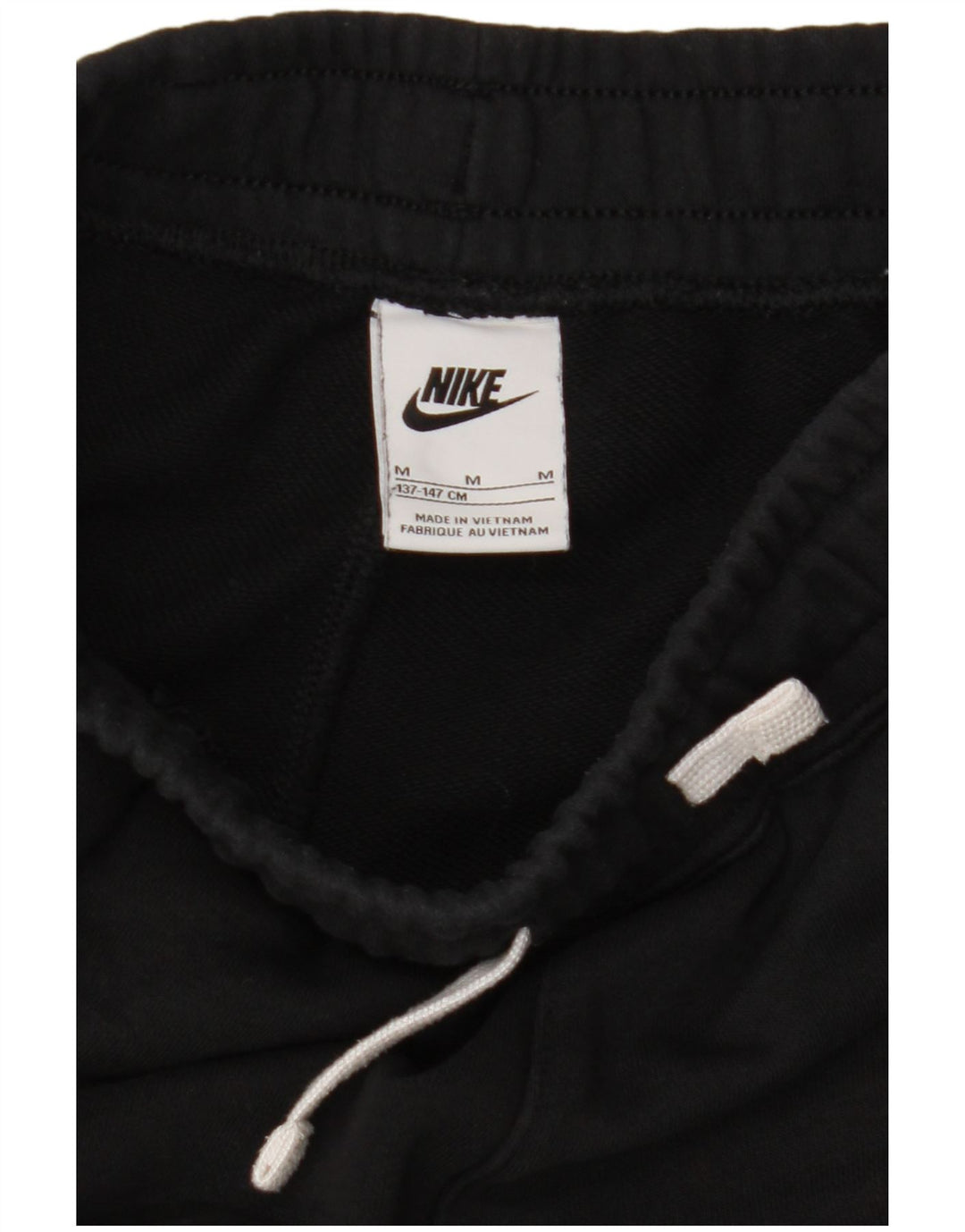 NIKE Short de sport graphique garçon 10-11 ans coton noir moyen