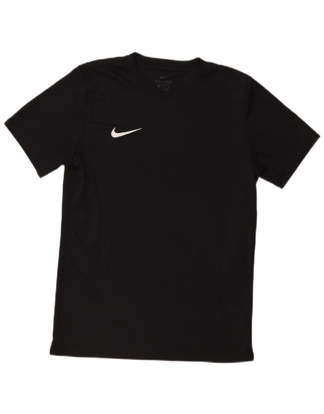 NIKE Hommes Dri Fit T-Shirt Haut Noir Moyen Polyester