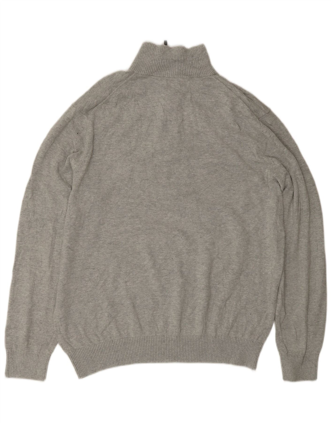 NAUTICA Pull à col zippé pour homme, grand gris