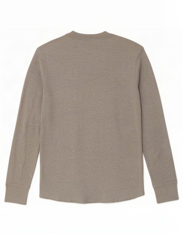 Gap Haut Graphique Manches Longues Homme Gris Moyen Coton