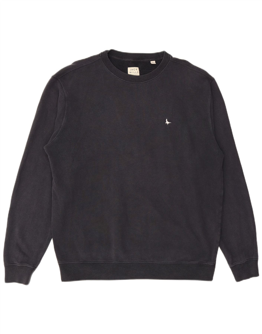 JACK WILLS Sweat-Shirt Homme Bleu Marine Moyen Coton